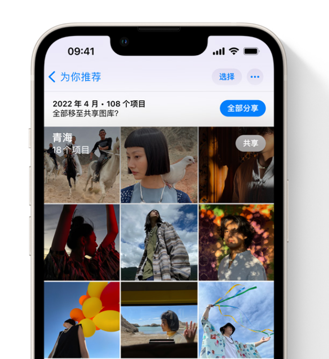 敦化苹果维修网点分享在 iPhone 上使用共享图库 