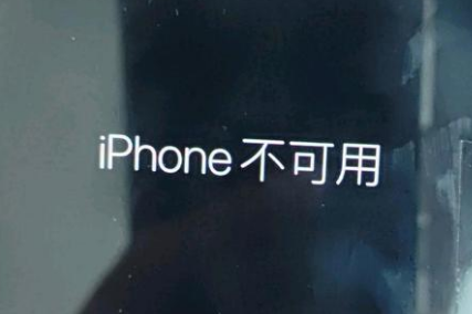 敦化苹果服务网点分享锁屏界面显示“iPhone 不可用”如何解决 