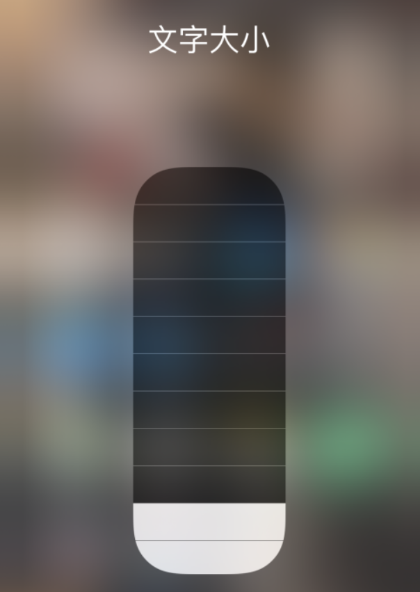 敦化苹果手机维修分享小技巧：在 iPhone 控制中心快速调节字体大小 